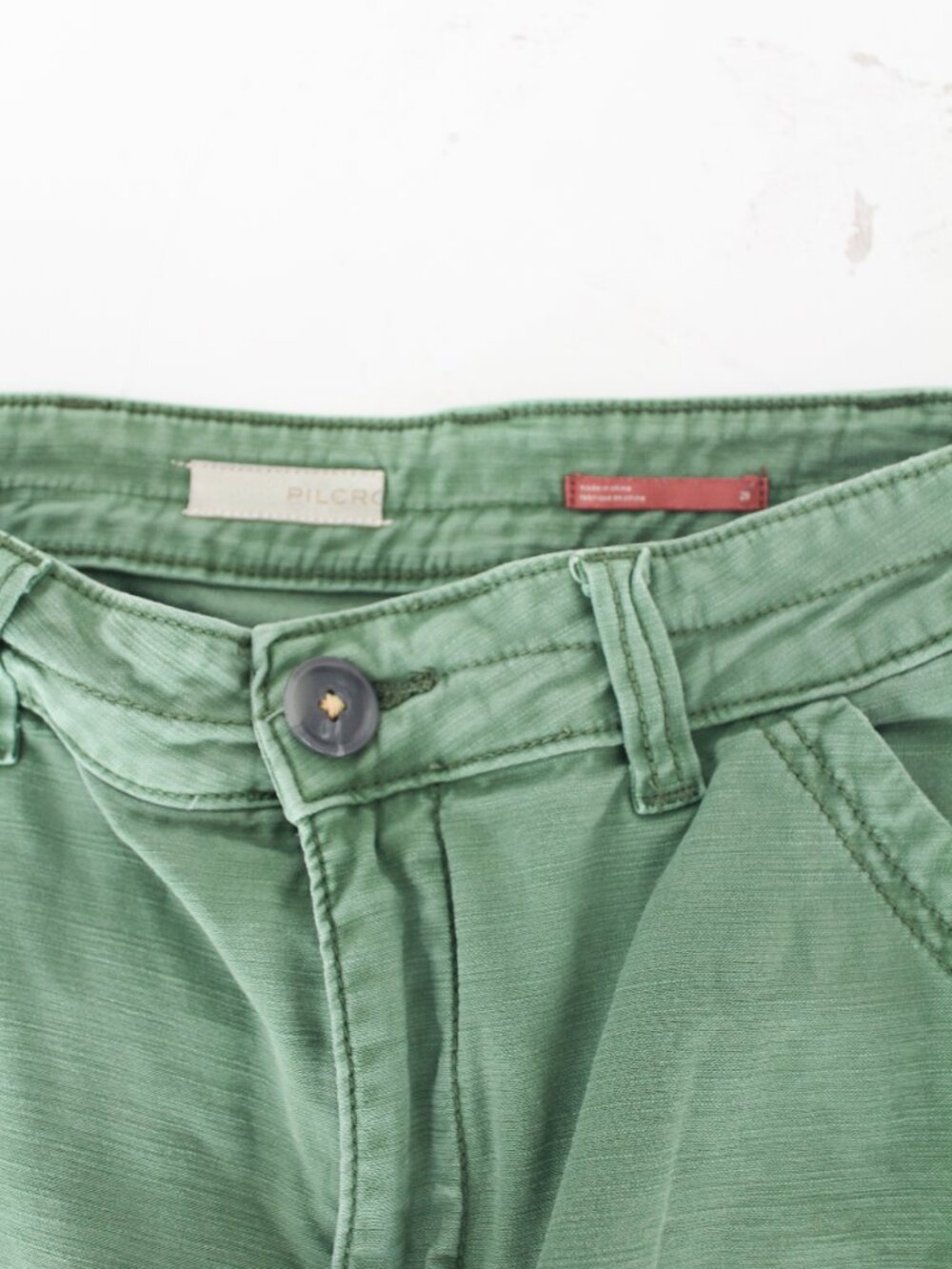 Anthropologie x Pilcro Utility Cargo Pants in Green - Size 29 GUC - Picture 5 of 11